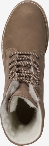 TAMARIS Lace-Up Ankle Boots in Grey