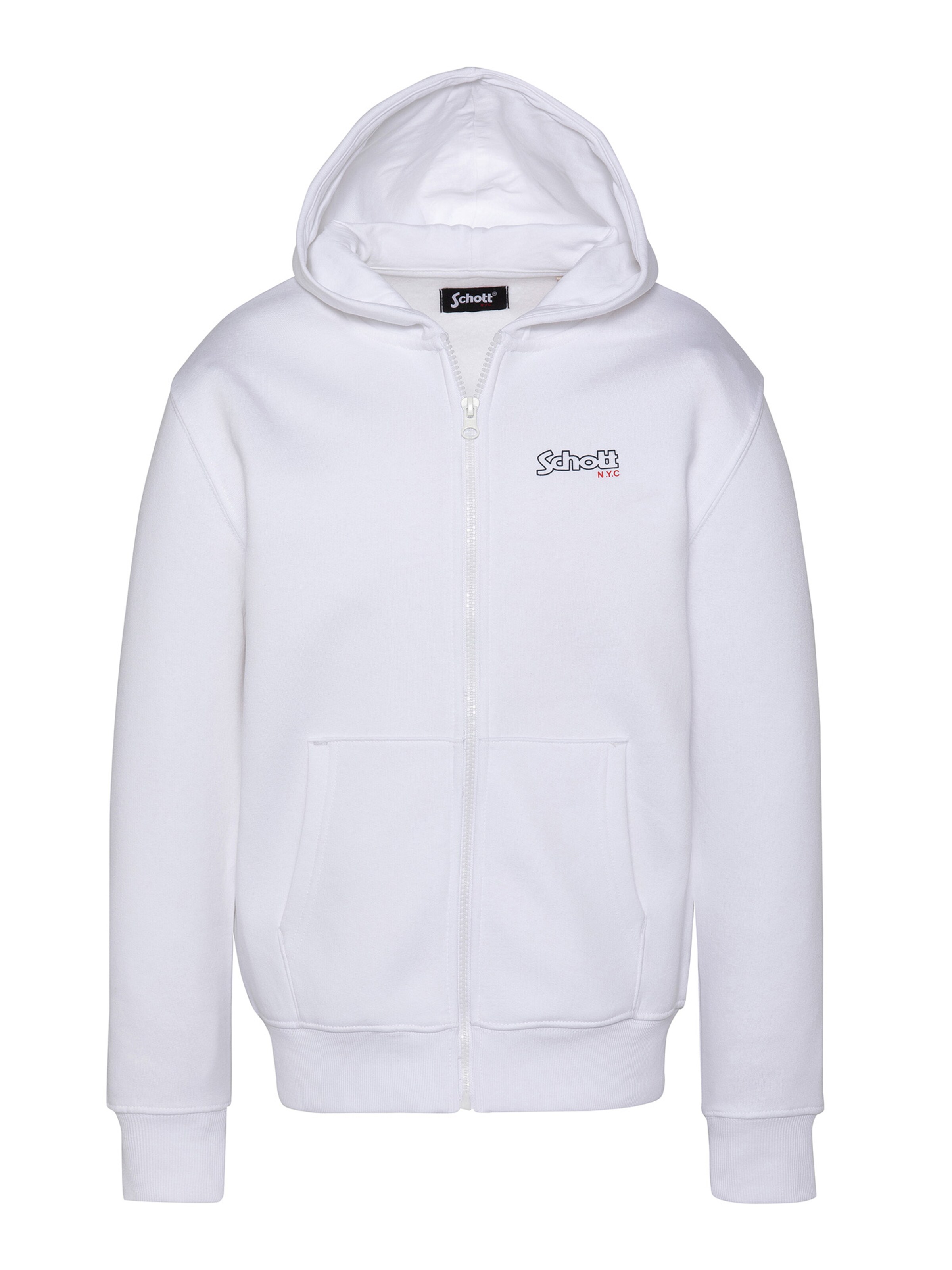 Schott NYC Sweat en 140-152 en blanc, Vue avec produit