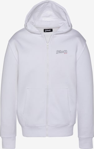 Sweat Schott NYC en blanc : devant