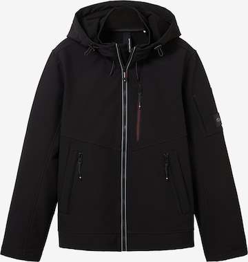 TOM TAILOR Between-Season Jacket in Black: front