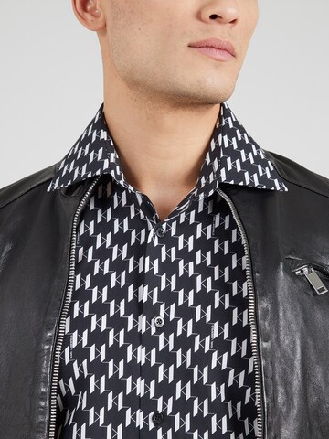 Karl Lagerfeld - Ajuste regular Camisa en negro
