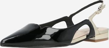 juoda Liu Jo Balerinos su dirželiais 'VIVIEN': priekis