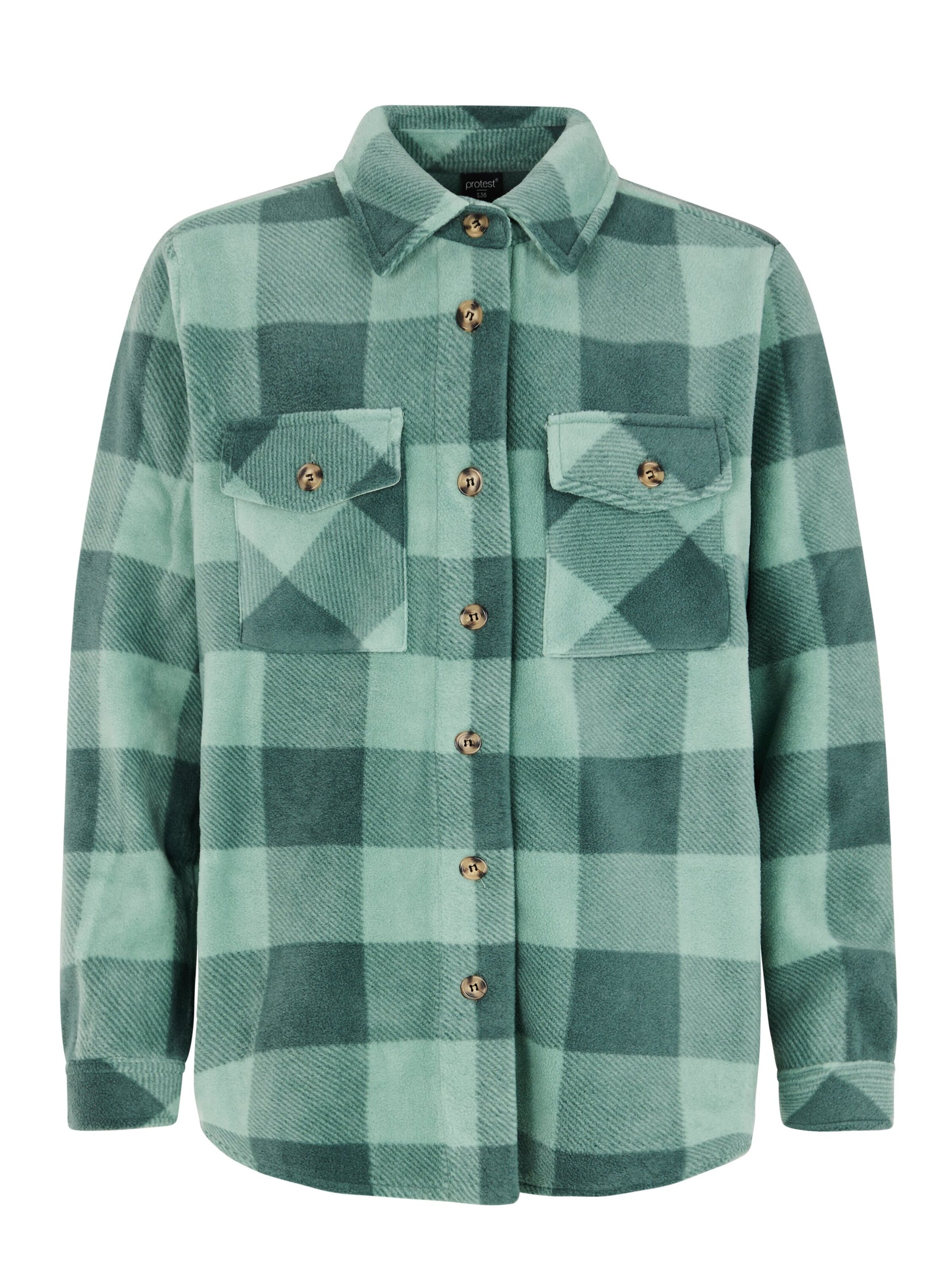 PROTEST Winter Jacket 'PRTSALT' in Green: front