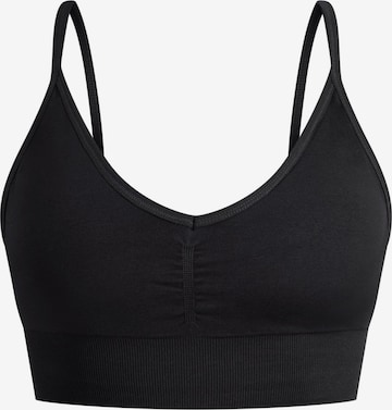 Soutien-gorge de sport Smilodox en noir : devant