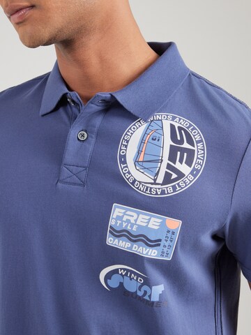 CAMP DAVID - Camiseta en azul