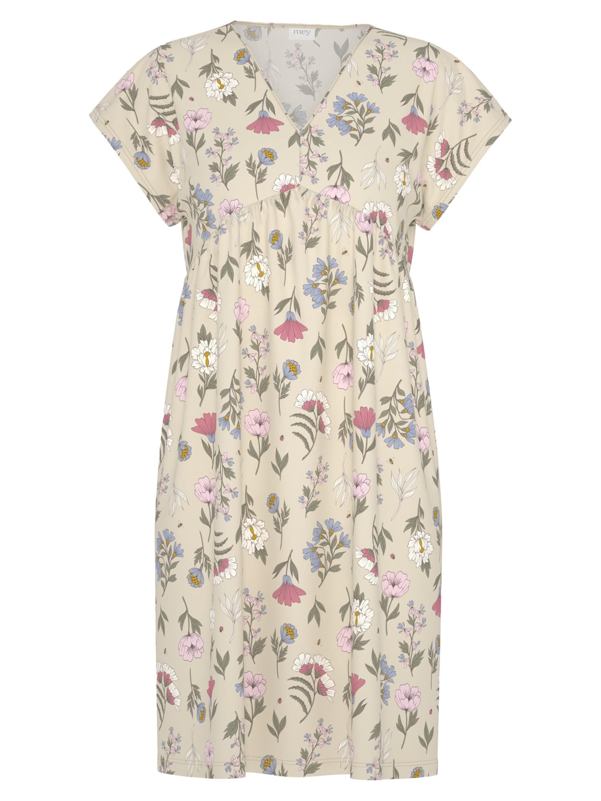 Mey Nightgown 'Botanic' in Mixed colours: front