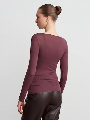 Dilvin Shirt in Purple