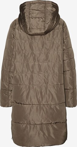 Vero Moda Curve Winter Coat 'Helga' in Grey