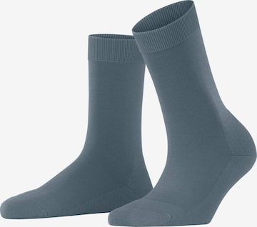 FALKE Socken 'ClimaWool' in Blau: Vorderseite