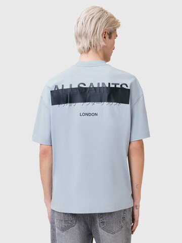 Maglietta 'REDACT' di AllSaints in blu: frontale