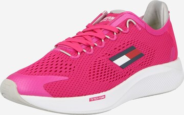 Tommy Sport Athletic Shoes 'ELITE RACER' in Pink: front