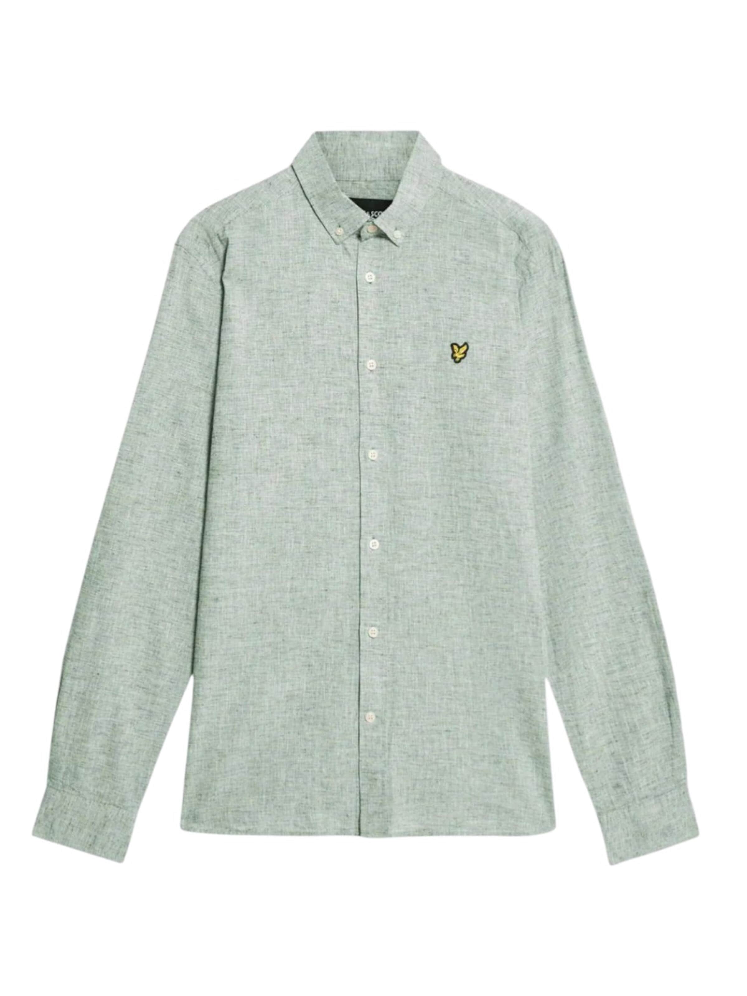 Lyle & Scott - Camiseta en verde: frente