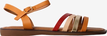 POTI PATI Sandalen met riem in Geel: voorkant