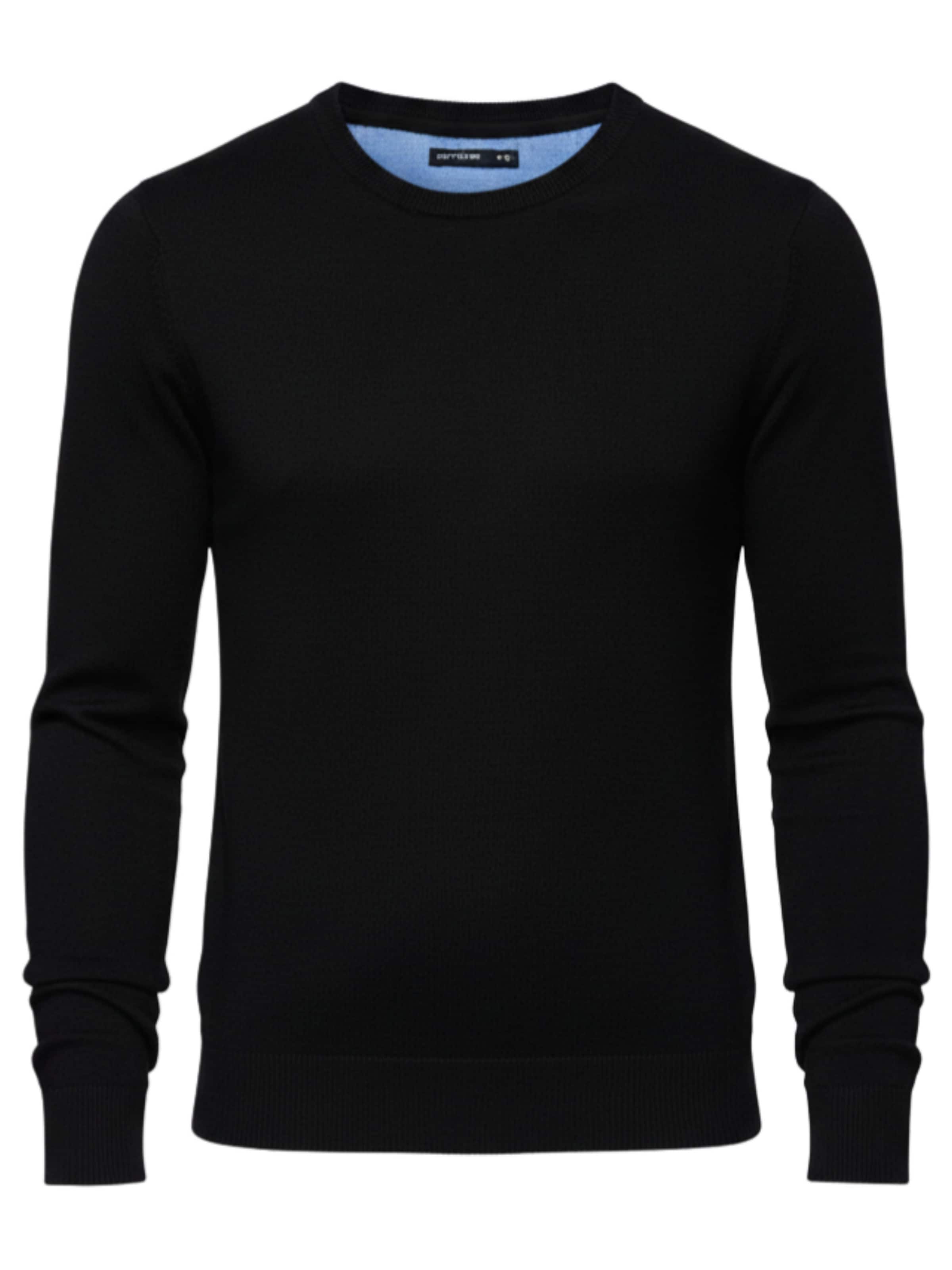 Ombre Pull-over en noir, Vue avec produit