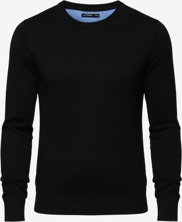 Pull-over Ombre en noir : devant