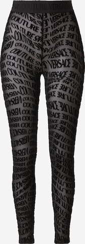 juoda Versace Jeans Couture Siauras Kelnės: priekis