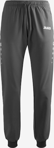 JAKO Tapered Sportbroek in Grijs: voorkant