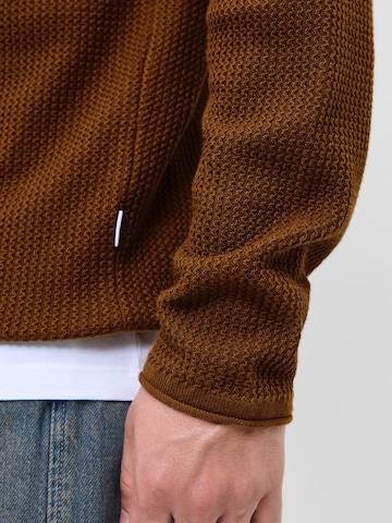 JACK & JONES Свитер 'JJECOOPER' в Коричневый