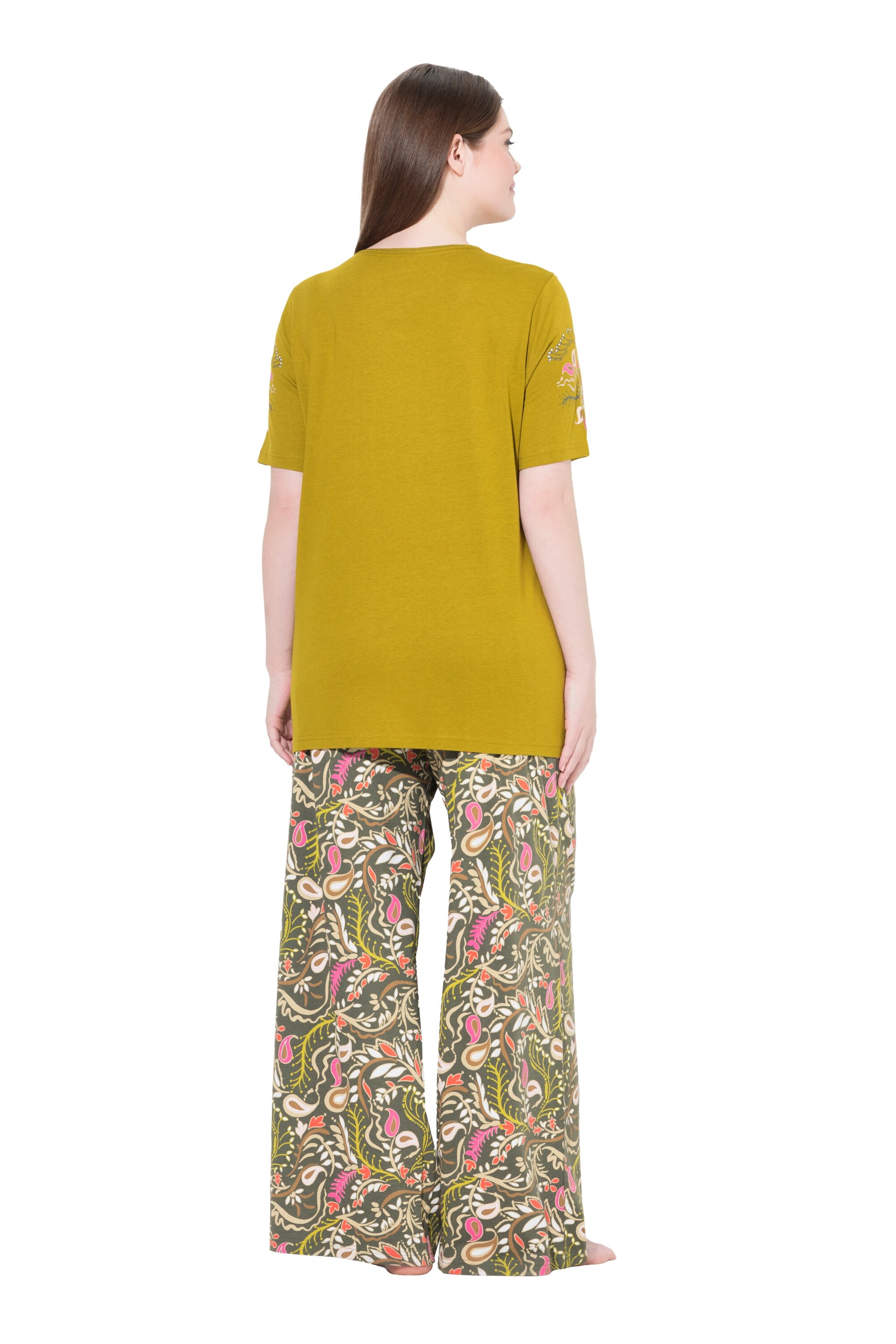 Ulla Popken Pyjama in Grün