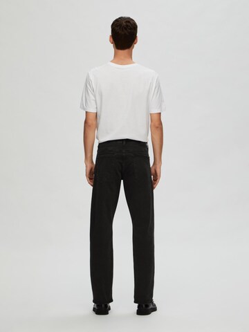 SELECTED HOMME Regular Jeans 'SCOTT' in Zwart