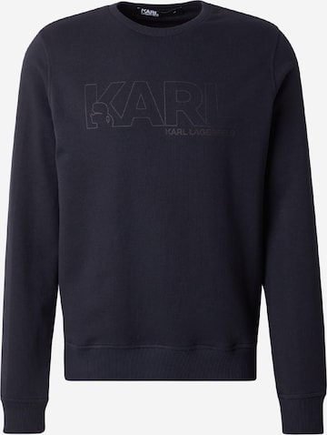 Karl Lagerfeld Μπλούζα φούτερ σε μπλε: μπροστά