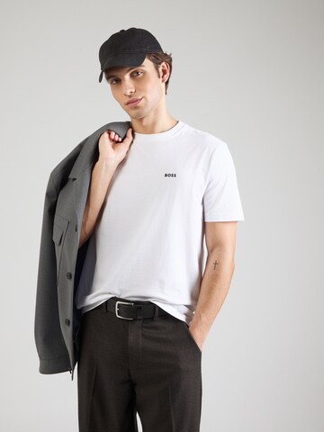 BOSS T-Shirt in Weiß: Vorderseite