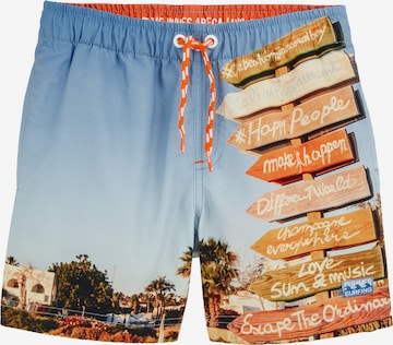 WE Fashion Swimming shorts in Blue: front