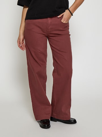 DESIRES Regular Jeans 'Florence' in Rot: Vorderseite