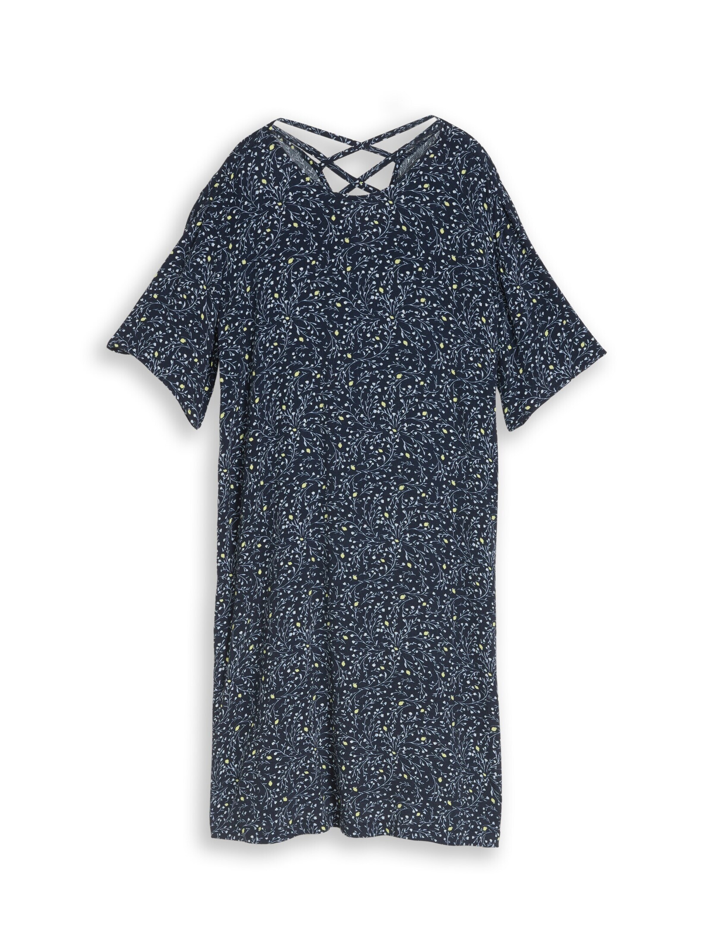 TOM TAILOR Jurk in Blauw: voorkant