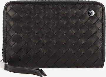 ABRO Wallet 'Piuma' in Black: front
