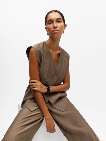 Gilet 'OBJYui' di OBJECT in marrone