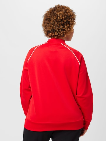 ADIDAS ORIGINALS Sweat jacket 'Adicolor Classics Sst' in Red
