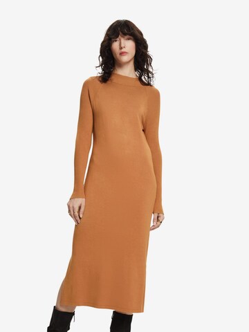 ESPRIT Dress in Brown: front