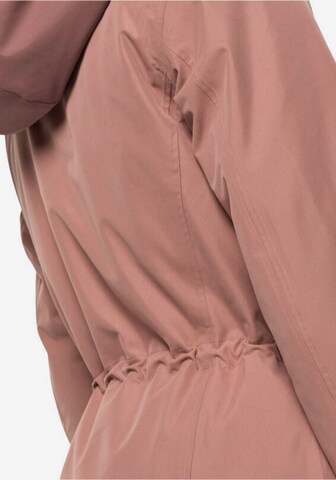 JACK WOLFSKIN Raincoat 'Madison Avenue' in Pink