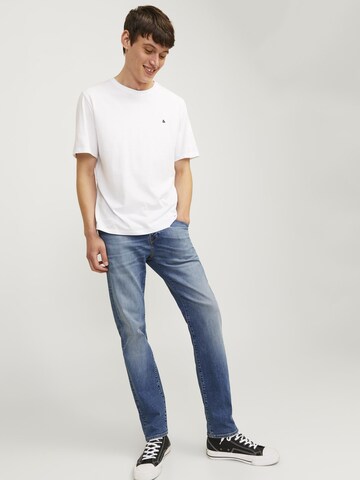 JACK & JONES Конический (Tapered) Джинсы 'JJIMike JJFox' в Синий