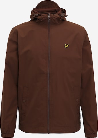 Veste mi-saison Lyle & Scott en marron : devant