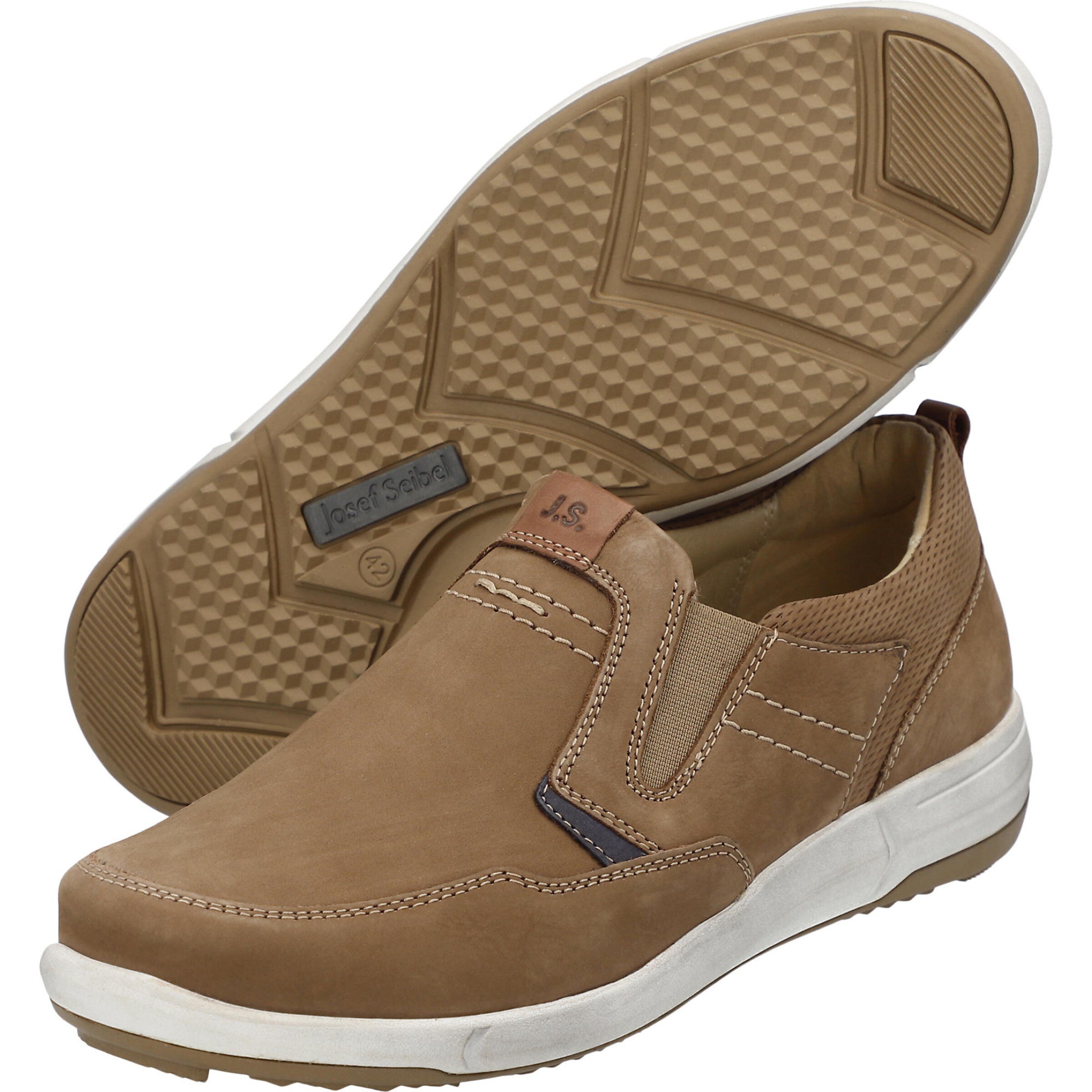 JOSEF SEIBEL Slipper 'Enrico' in Braun