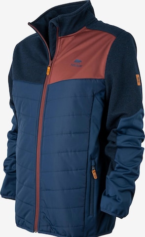 FORSBERG Fleece Jacket 'Aeresmann Strickfleecejacke' in Blue: front