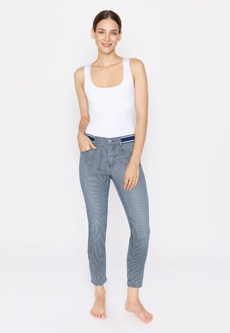 Angels Slimfit Jeans 'Ornella' in Blauw: voorkant