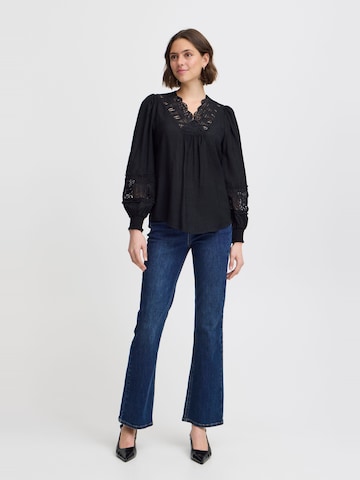 Fransa Blouse 'LONDIE BL 2' in Zwart