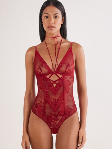 INTIMISSIMI Bodysuit 'LA FEMME FATALE' in Red: front