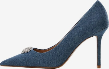 MANGO Pumps in Blue: front