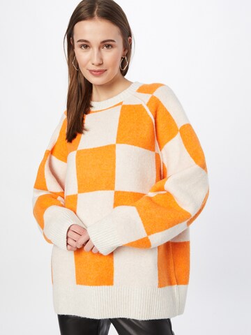 WEEKDAY Pullover in Orange: predná strana