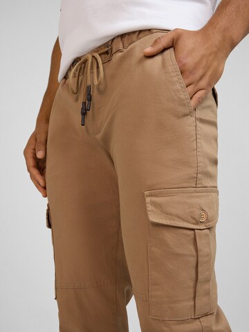 Pittman Tapered Cargo Pants 'Darius' in Beige