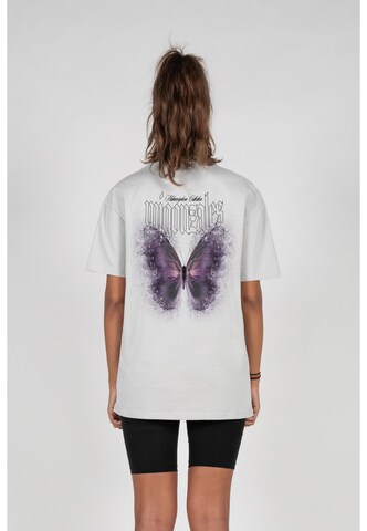 MJ Gonzales Shirt 'Frosted Wings' in Grey: front