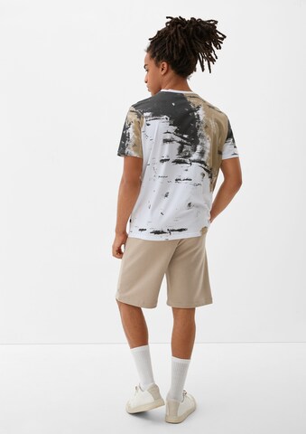 QS T-Shirt in Weiß