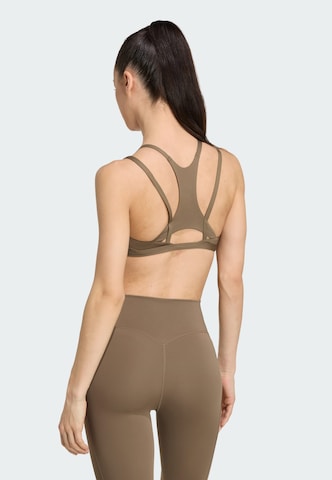 zaļš ADIDAS PERFORMANCE Bezvīļu Sporta krūšturis 'Optime Workout'