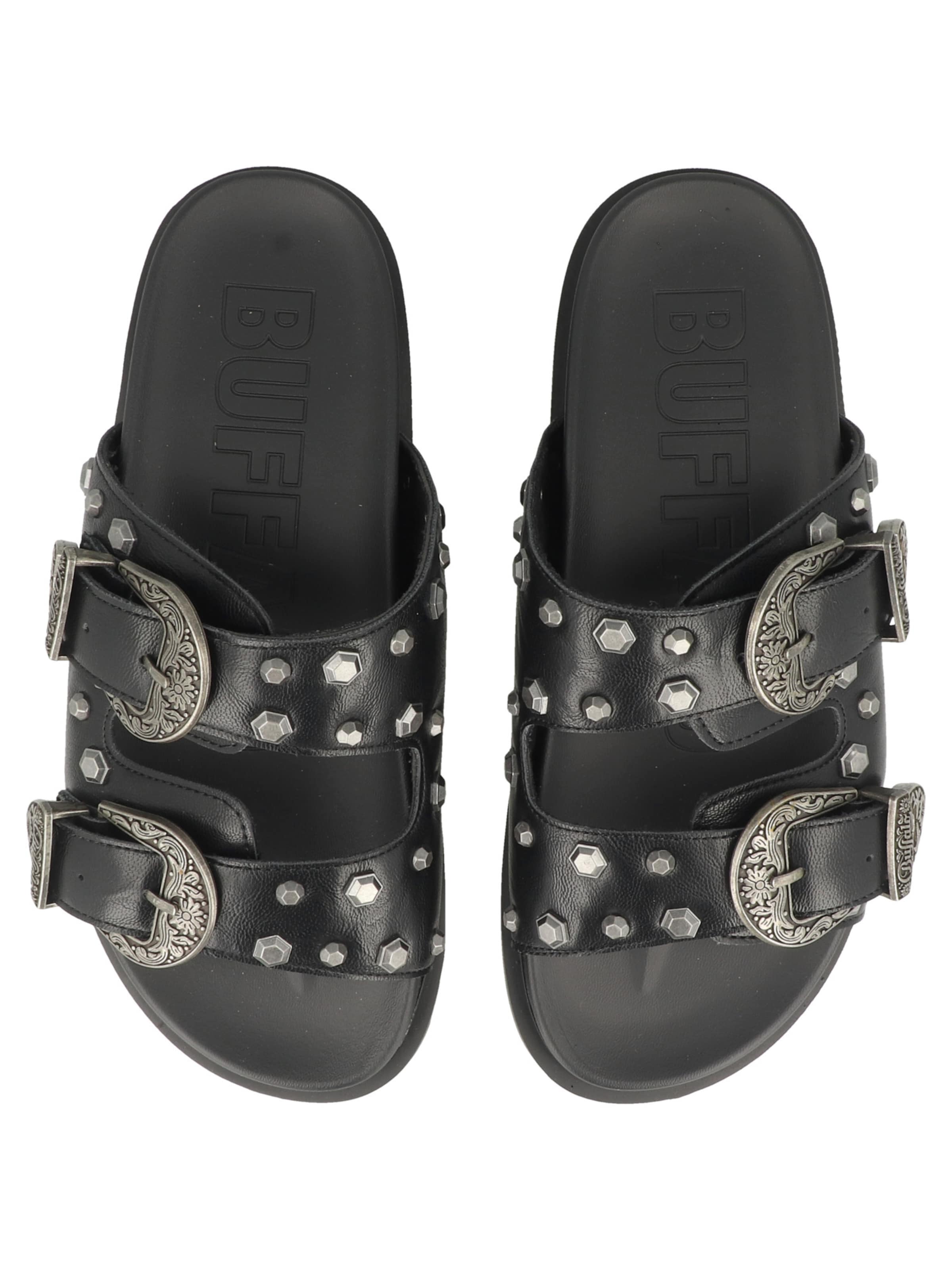 Mule ' Raya Ari West ' BUFFALO en noir