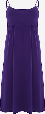 Yoek Dress in Purple: front