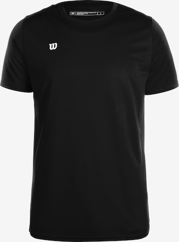 WILSON Performance Shirt in Black: front